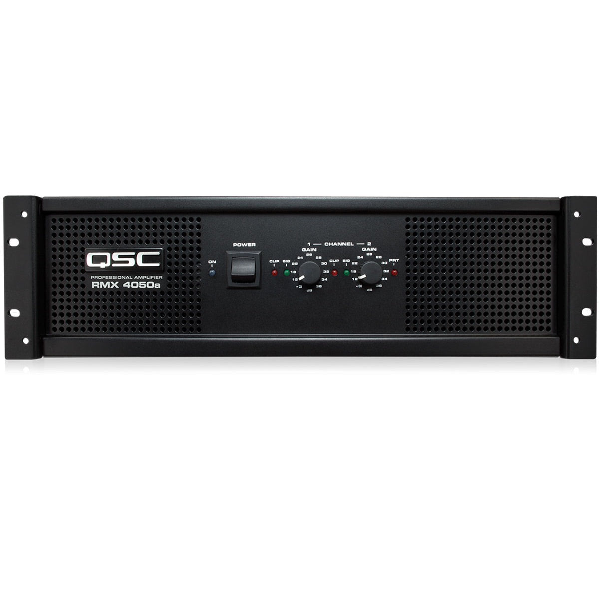 QSC RMX 4050a Two-Channel Power Amplifier, front