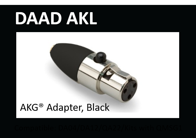 Que Audio DAAD-AKL Adapter for AKG Wireless Systems