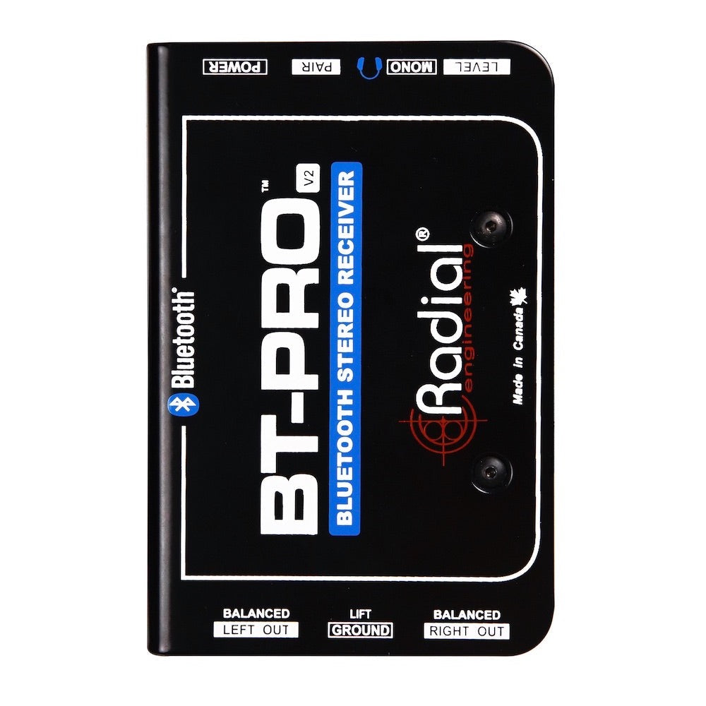 Radial BT-Pro V2 - Stereo Bluetooth Direct Box, top