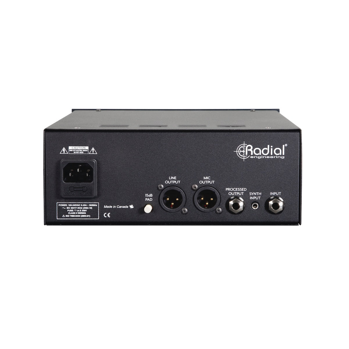 Radial HDI - High Definition Studio Direct Box, back