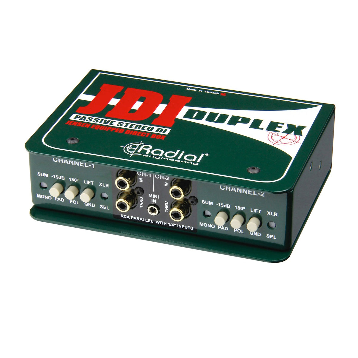 Radial JDI Duplex - Stereo Passive Direct Box