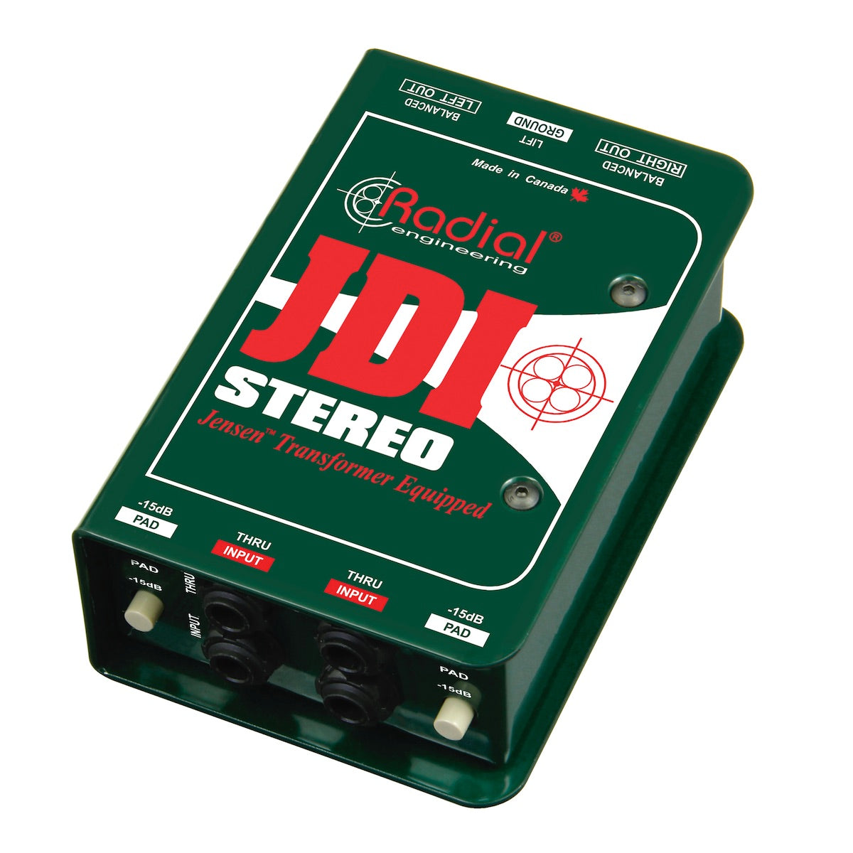 Radial JDI Stereo - Passive Two-channel Direct Box with Jensen Transformers