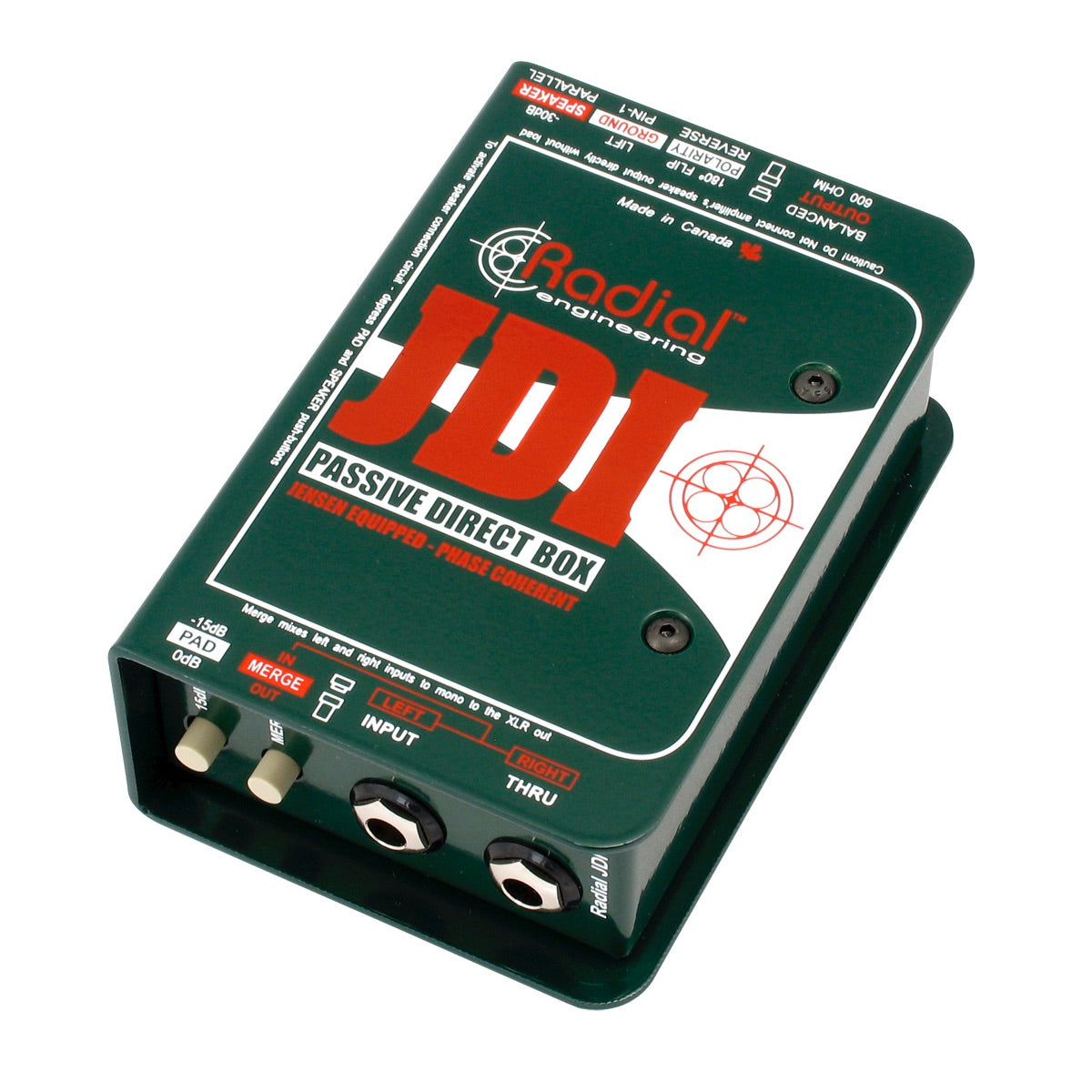 Radial JDI - Passive Direct Box with Jensen Transformer