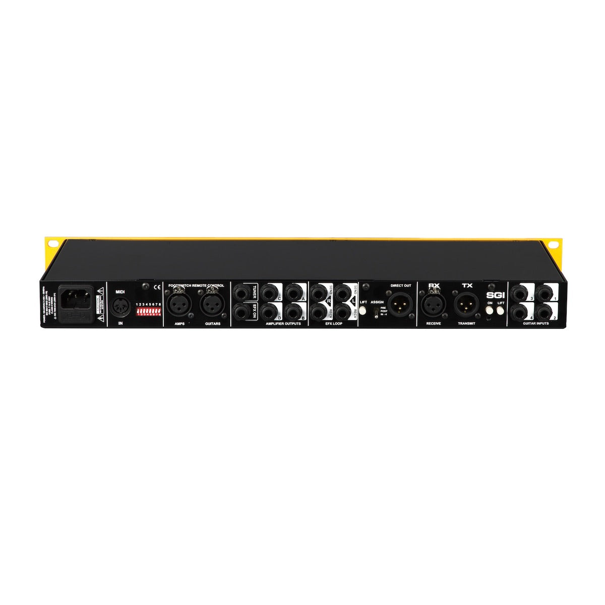 Radial JX44 V2 - Guitar, Amplifier, and FX Signal Manager, back