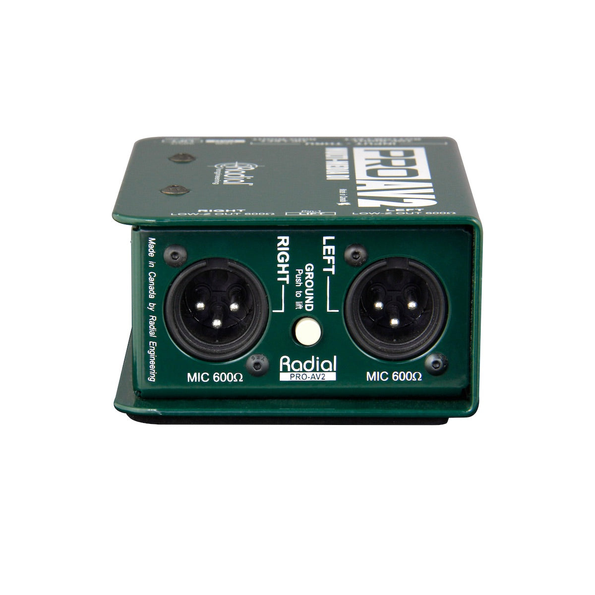 Radial ProAV2 - Multimedia Passive Direct Box, back