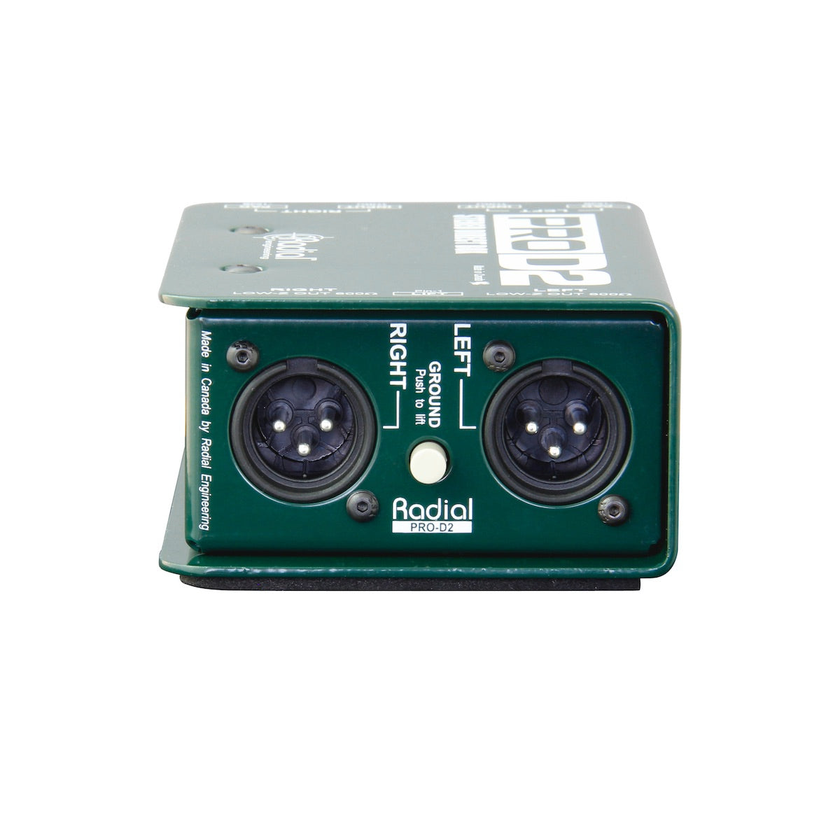 Radial ProD2 - Stereo Direct Box for Keyboard Interface, back