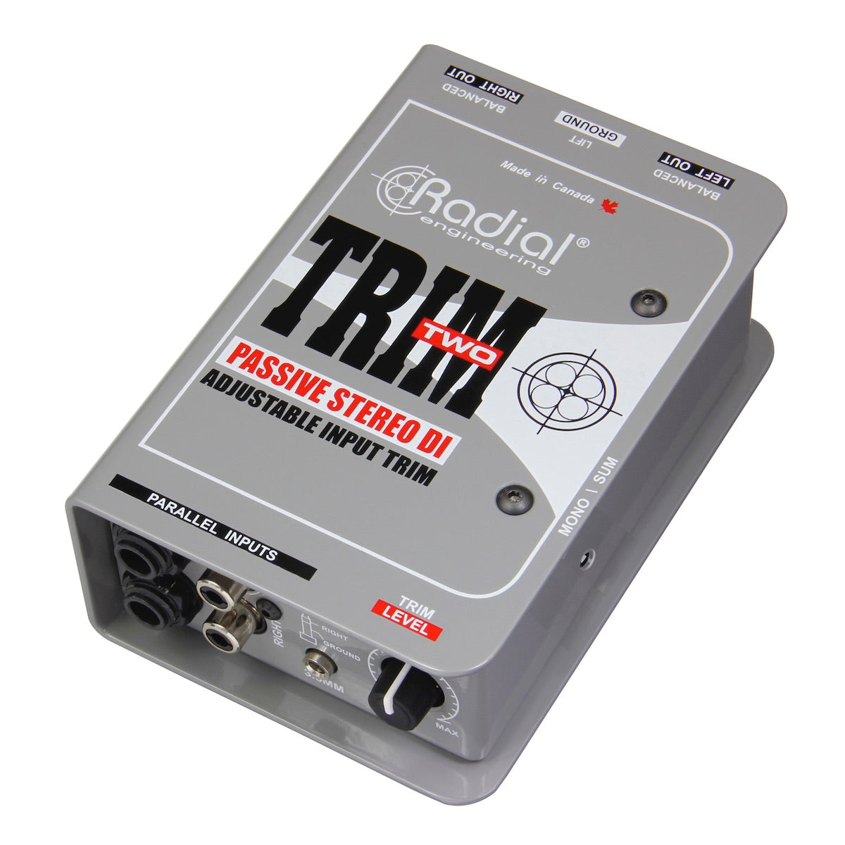 Radial Trim-Two - Stereo Passive Direct Box with Volume Control