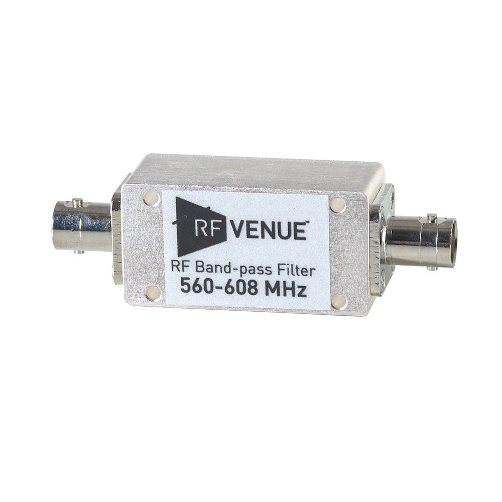 RF Venue BPF560T608 Band-pass Filter 560-608 MHz