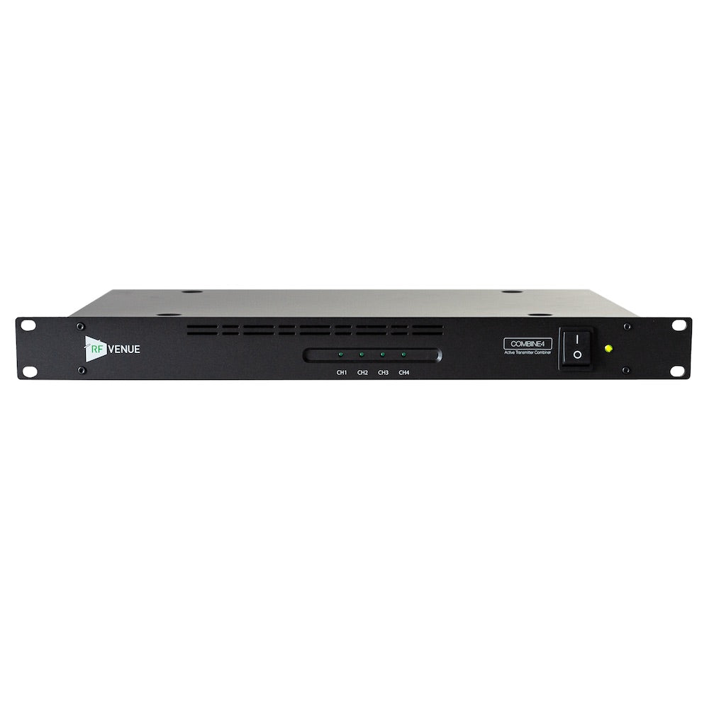 RF Venue COMBINE4 - 4-channel Transmitter Combiner, front