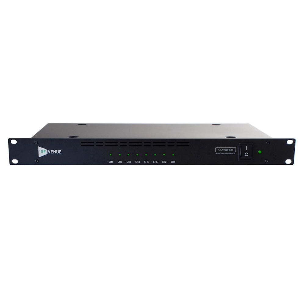 RF Venue COMBINE8 - 8-channel Transmitter Combiner, front