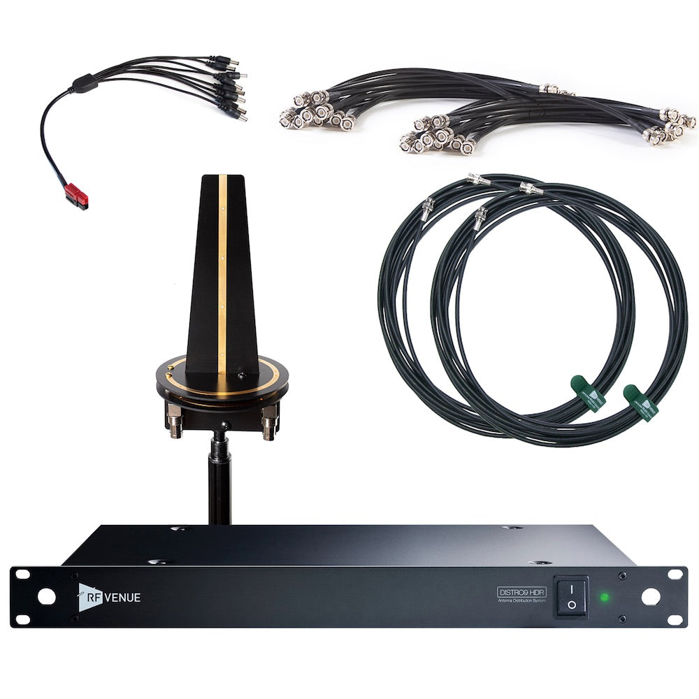 RF Venue D-OMNID9 - 9-Channel Wireless Microphone Omni Upgrade Pack