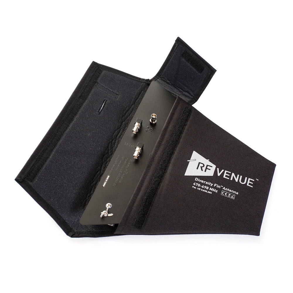 RF Venue Diversity Fin Antenna for Wireless Microphone Systems, open