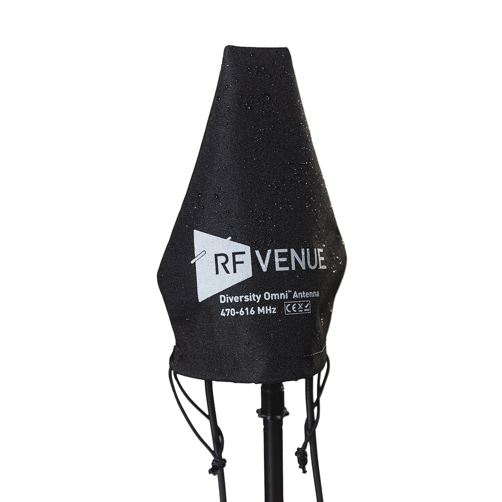 RF Venue Diversity Omni Antenna for Wireless Microphone Systems, covered