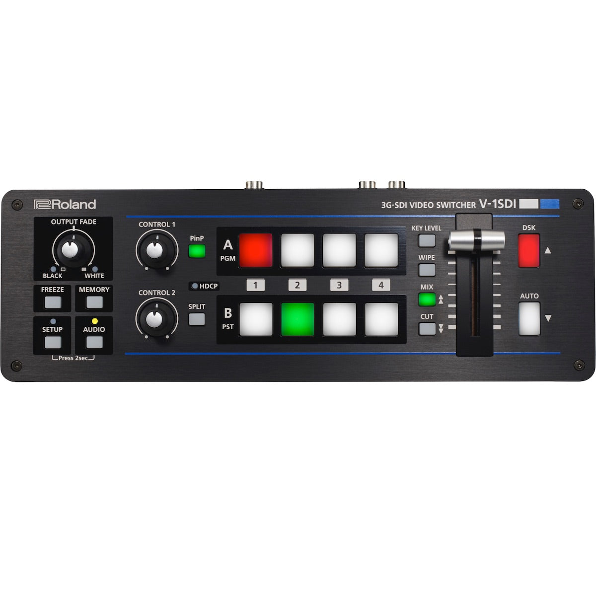 Roland V-1SDI - 3G-SDI Video Switcher, 4-channel SDI/HDMI, top
