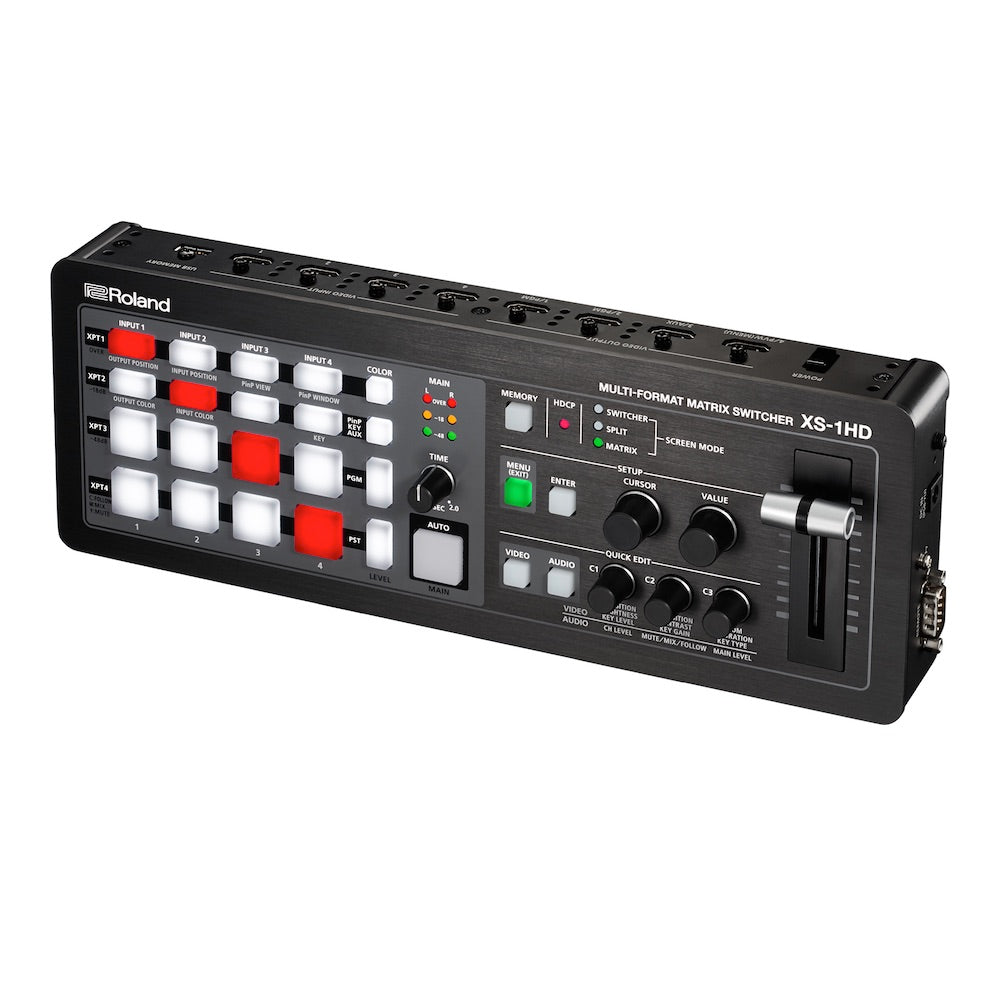 Roland XS-1HD - Multi-Format Matrix Switcher, right 3/4 view