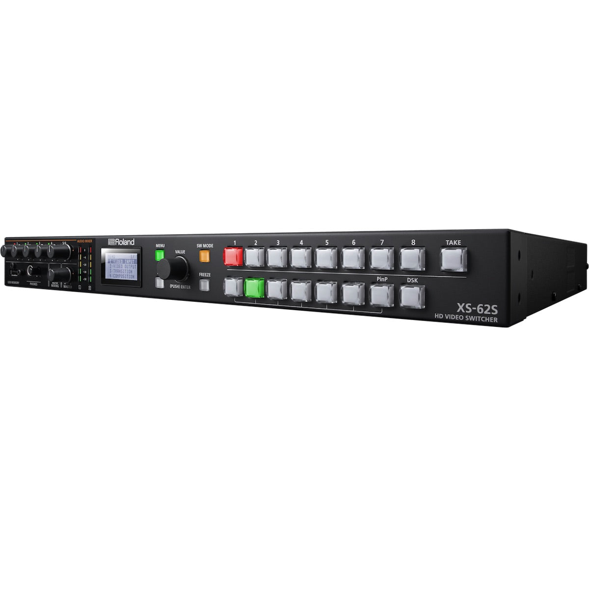 Roland XS-62S - HD Video Switcher with PTZ Camera Control, right 3/4 view