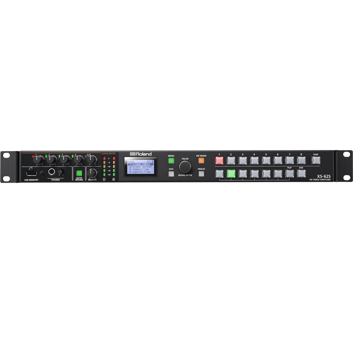 Roland XS-62S - HD Video Switcher with PTZ Camera Control, front