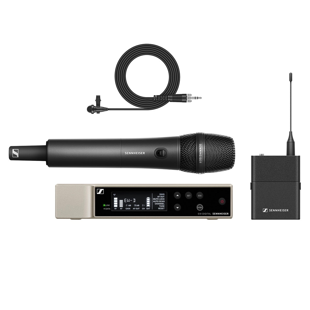 Sennheiser EW-D ME2/835-S SET - Digital Wireless Lavalier/Vocal Combo Set