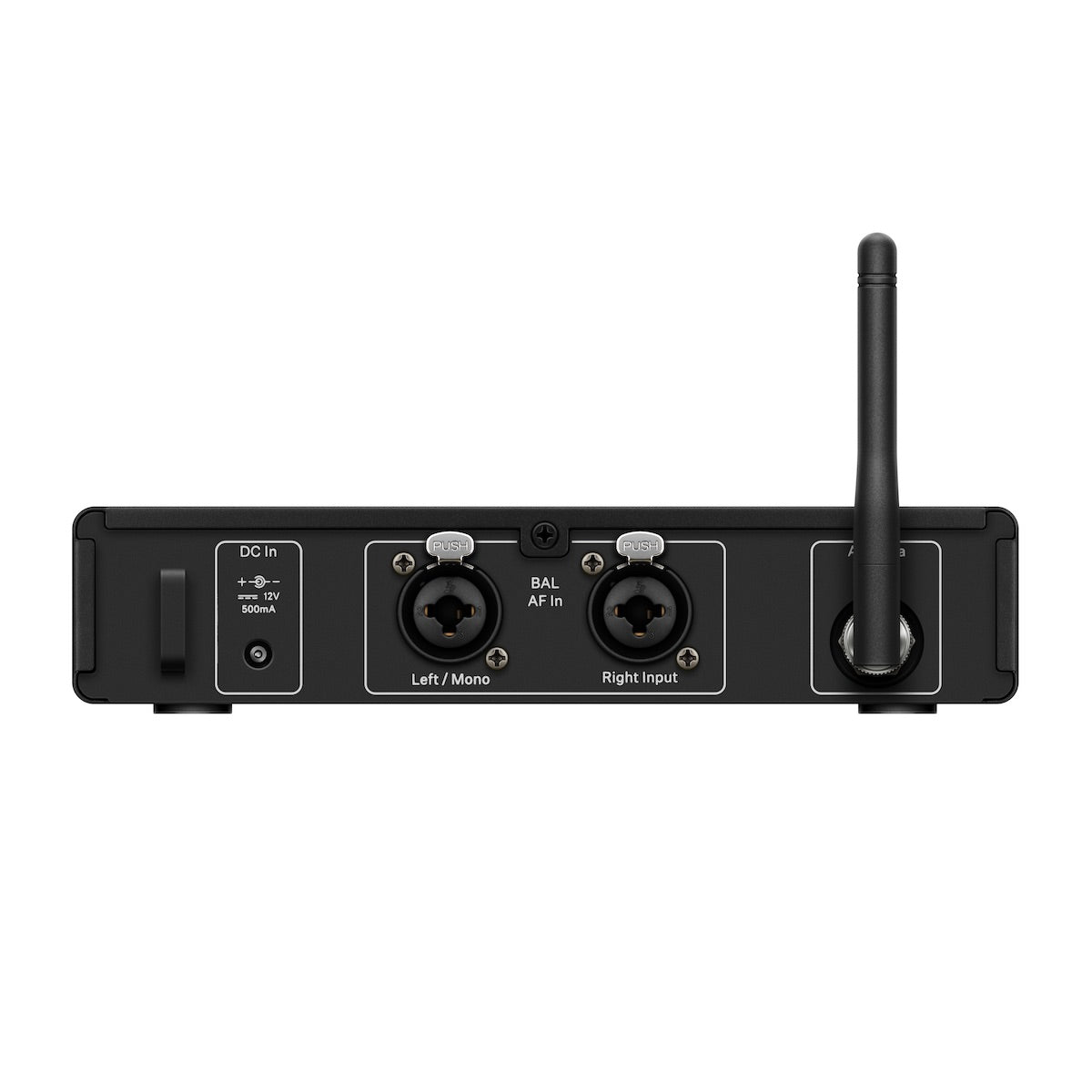 Sennheiser XSW IEM SR - XS Wireless IEM Stereo Transmitter, rear with antenna