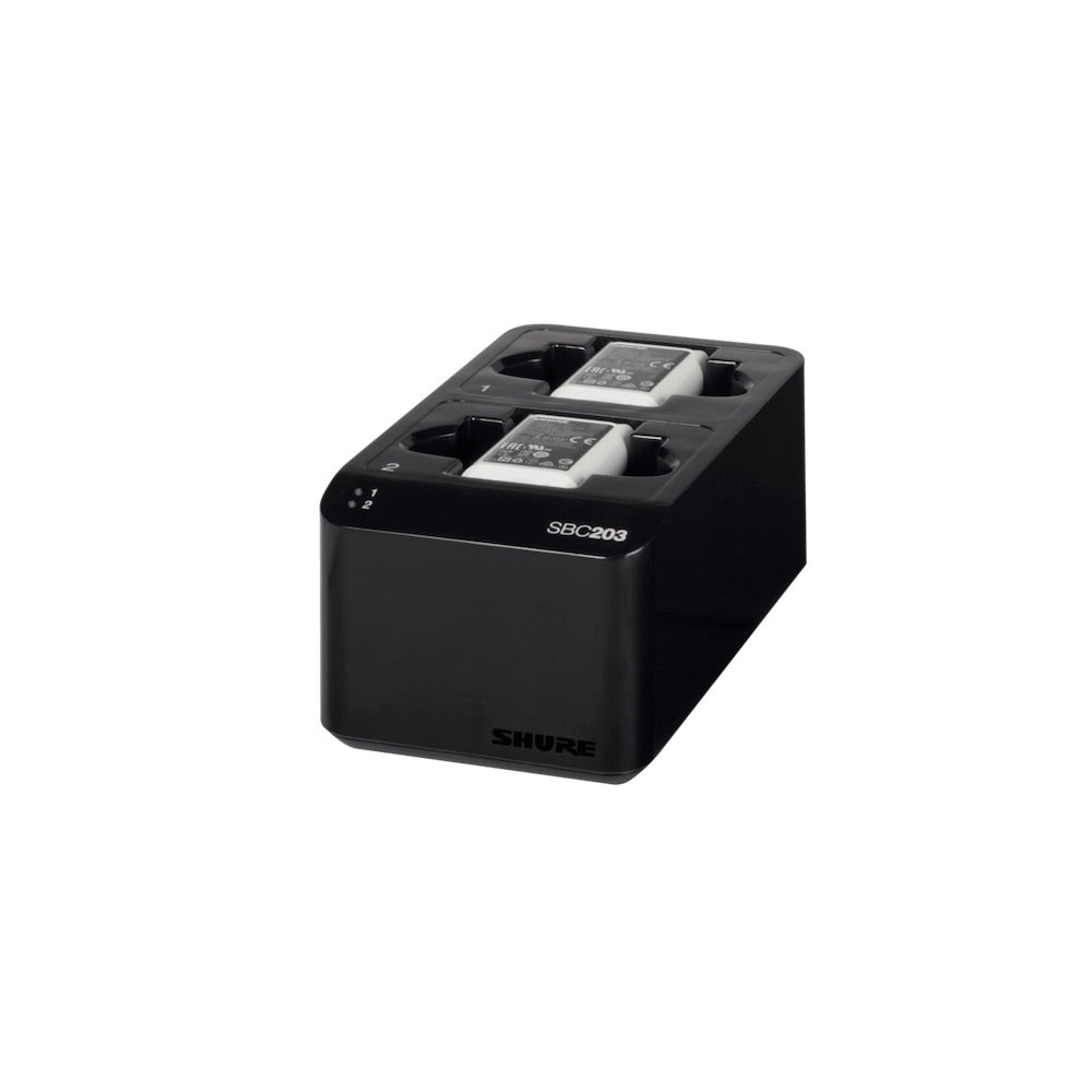 Shure SBC203 - Dual-docking Recharging Station for SB903 Li-Ion Battery
