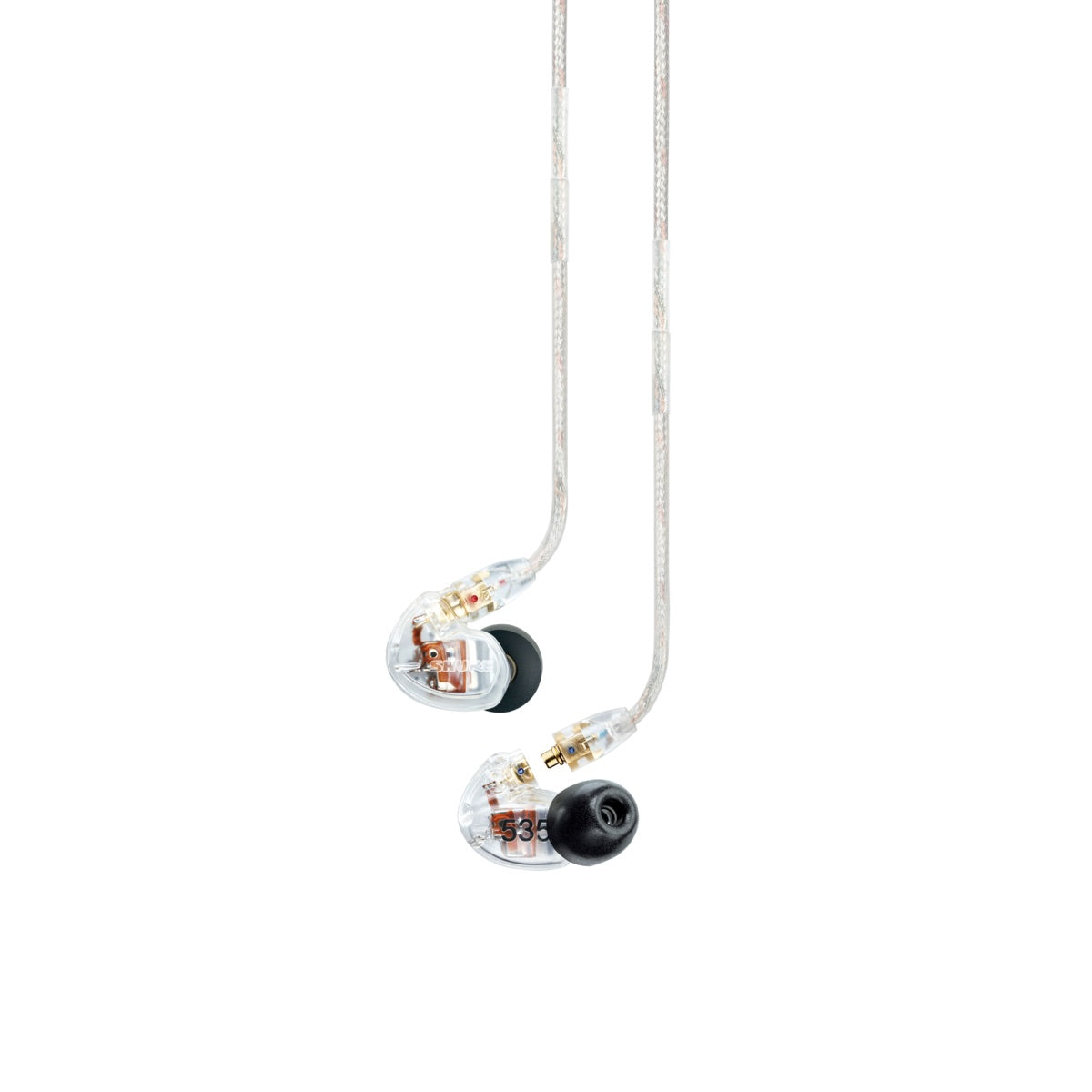 Shure SE535-CL - Sound Isolating Triple Driver Earphone, Clear