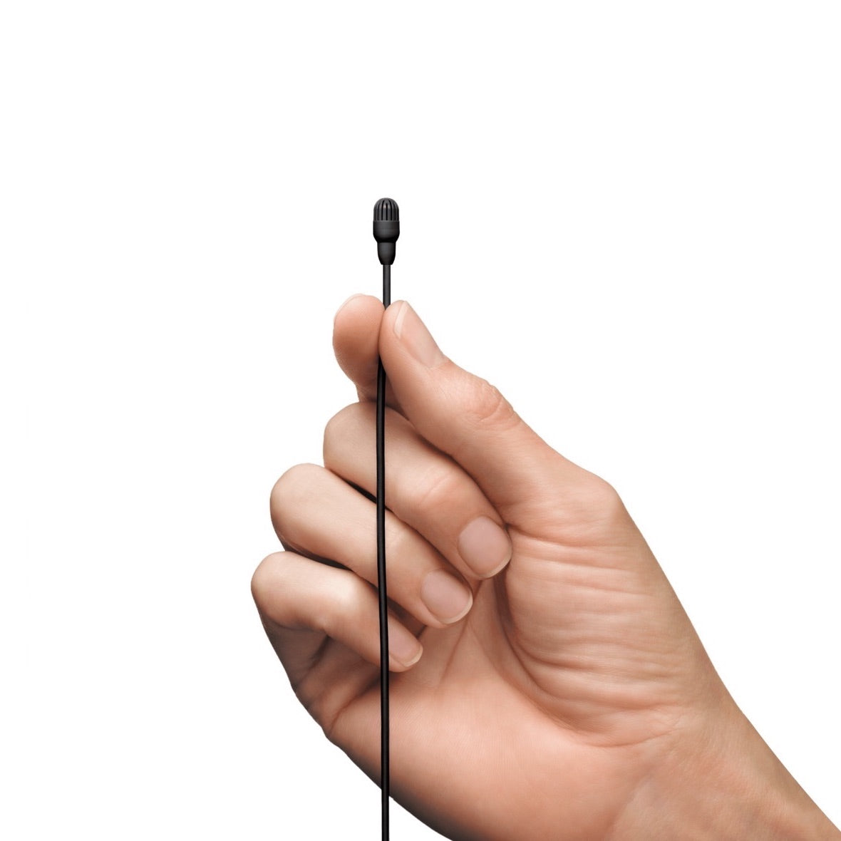 Shure TwinPlex TL47 Subminiature Lavalier Microphone, in hand