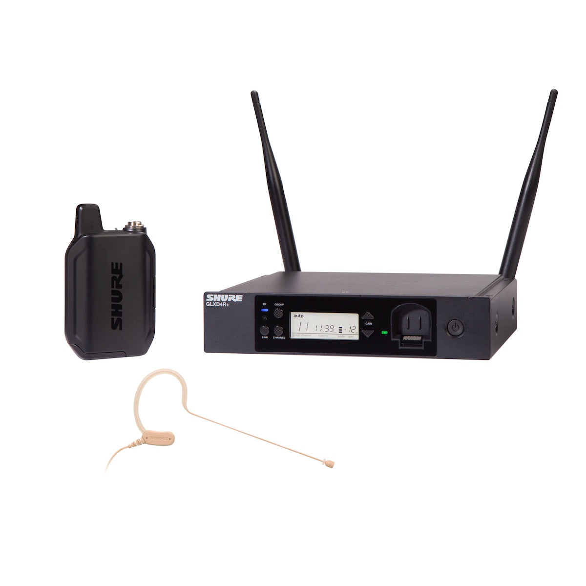 Shure GLXD14R+/MX53 Earset System with MX153 Earset Microphone