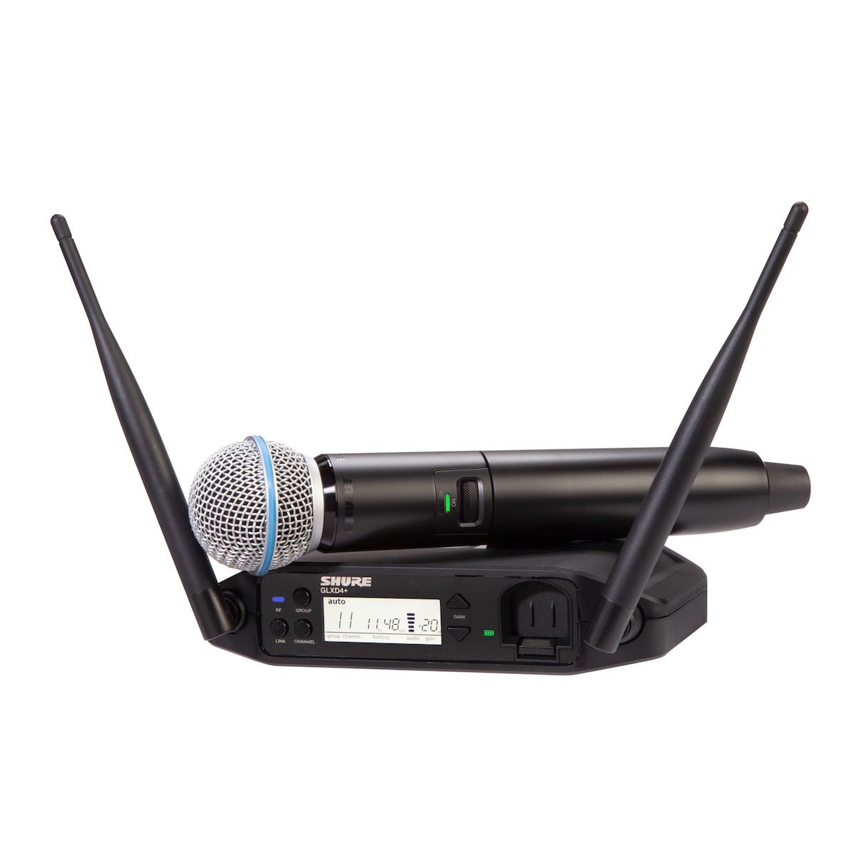 Shure GLXD24+/B58 Vocal System with Beta58A Handheld Transmitter Microphone