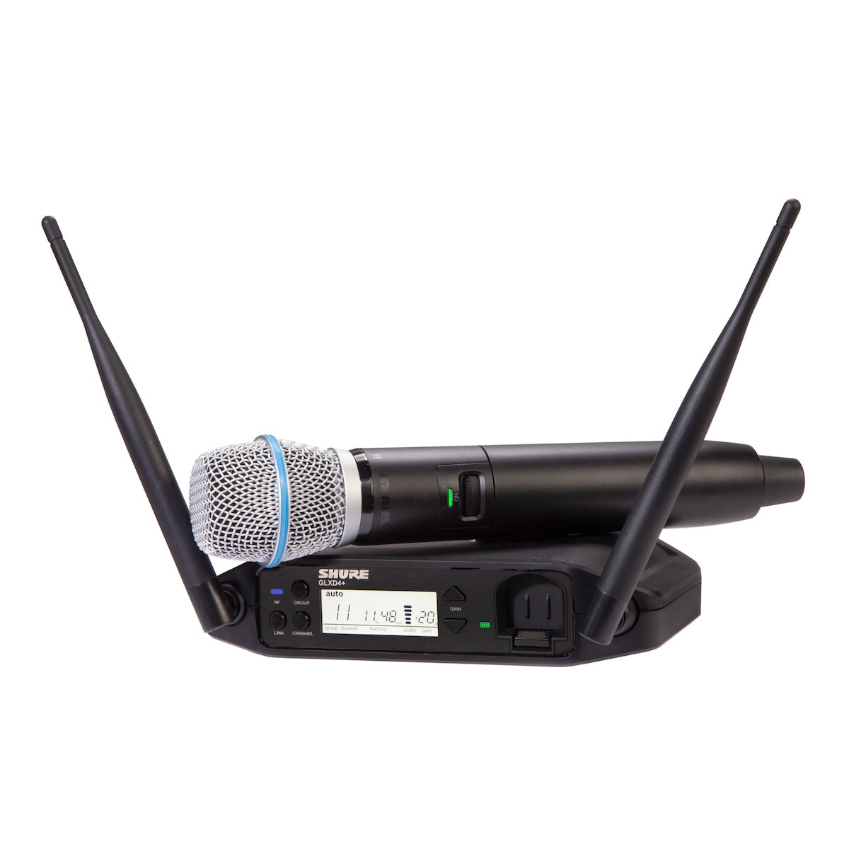 Shure GLXD24+/B87 Vocal System with Beta87A Handheld Transmitter Microphone