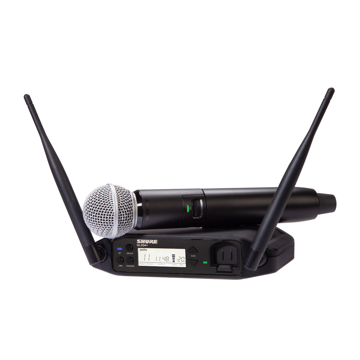 Shure GLXD24+/SM58 Vocal System with SM58 Handheld Transmitter Microphone