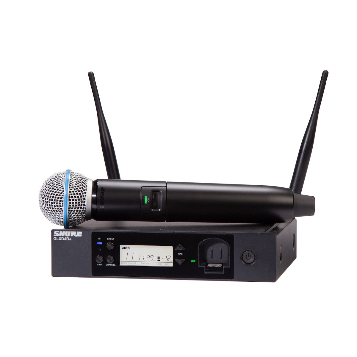 Shure GLXD24R+/B58 Vocal System with Beta58A Handheld Transmitter Microphone
