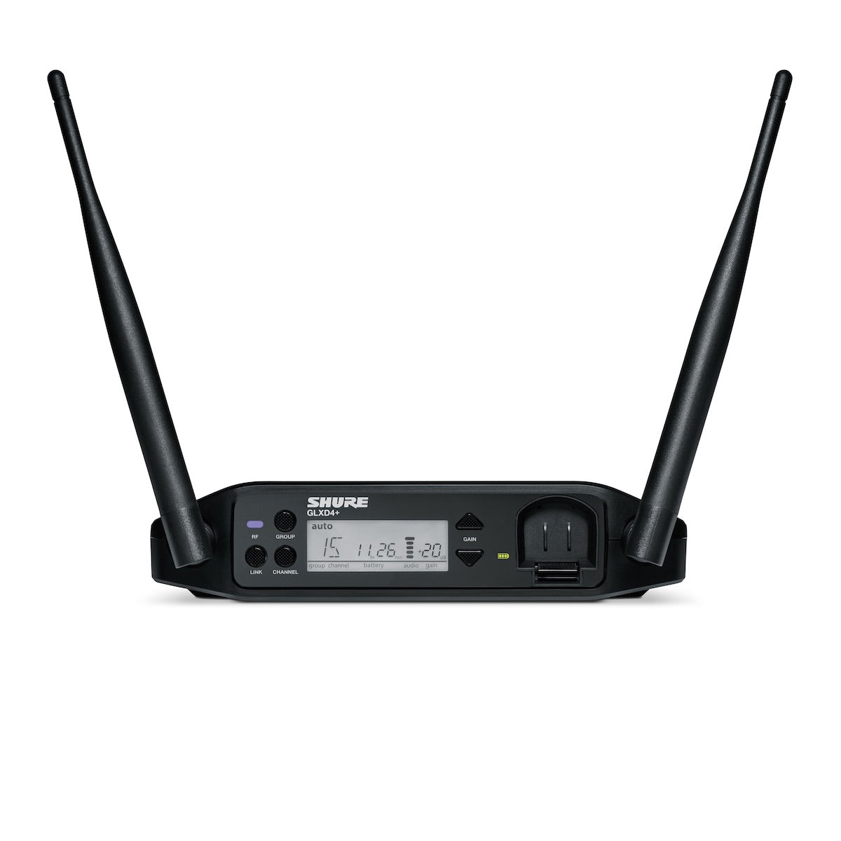 Shure GLXD4+ Tabletop Receiver for GLX-D+ Dual Band Wireless