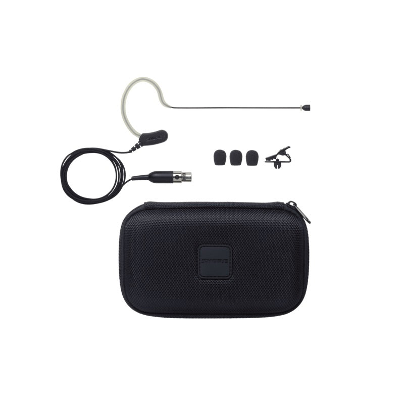Shure Microflex MX153 Omnidirectional Earset Headworn Microphone, black