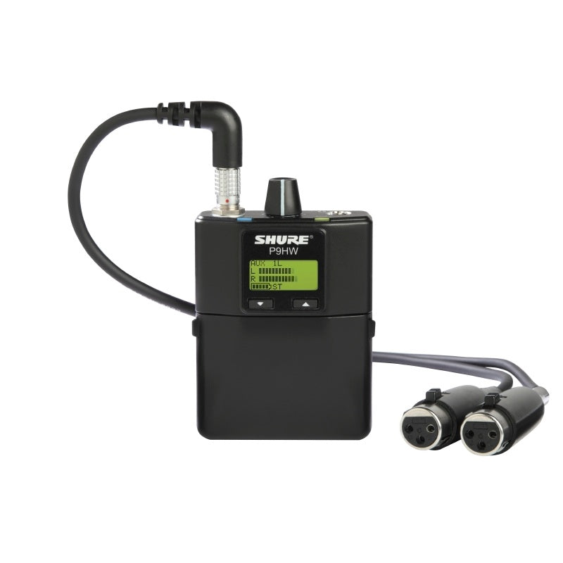 Shure P9HW - Wired Bodypack Personal Monitor for PSM 900 Systems
