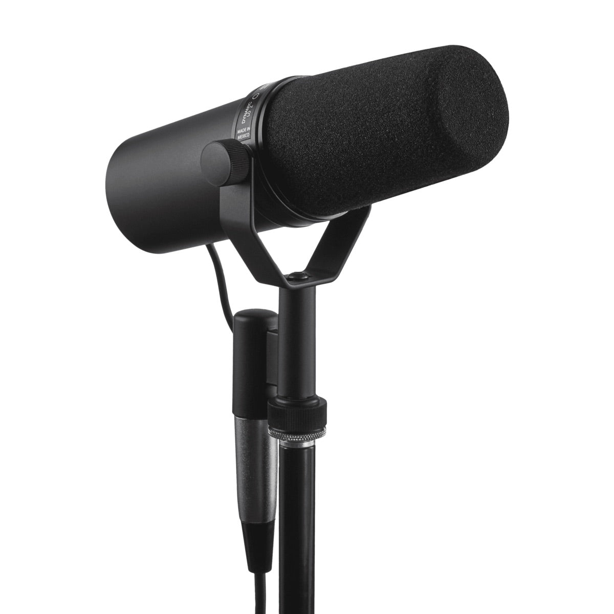 Shure SM7B - Cardioid Dynamic Studio Vocal Microphone, mic stand mount