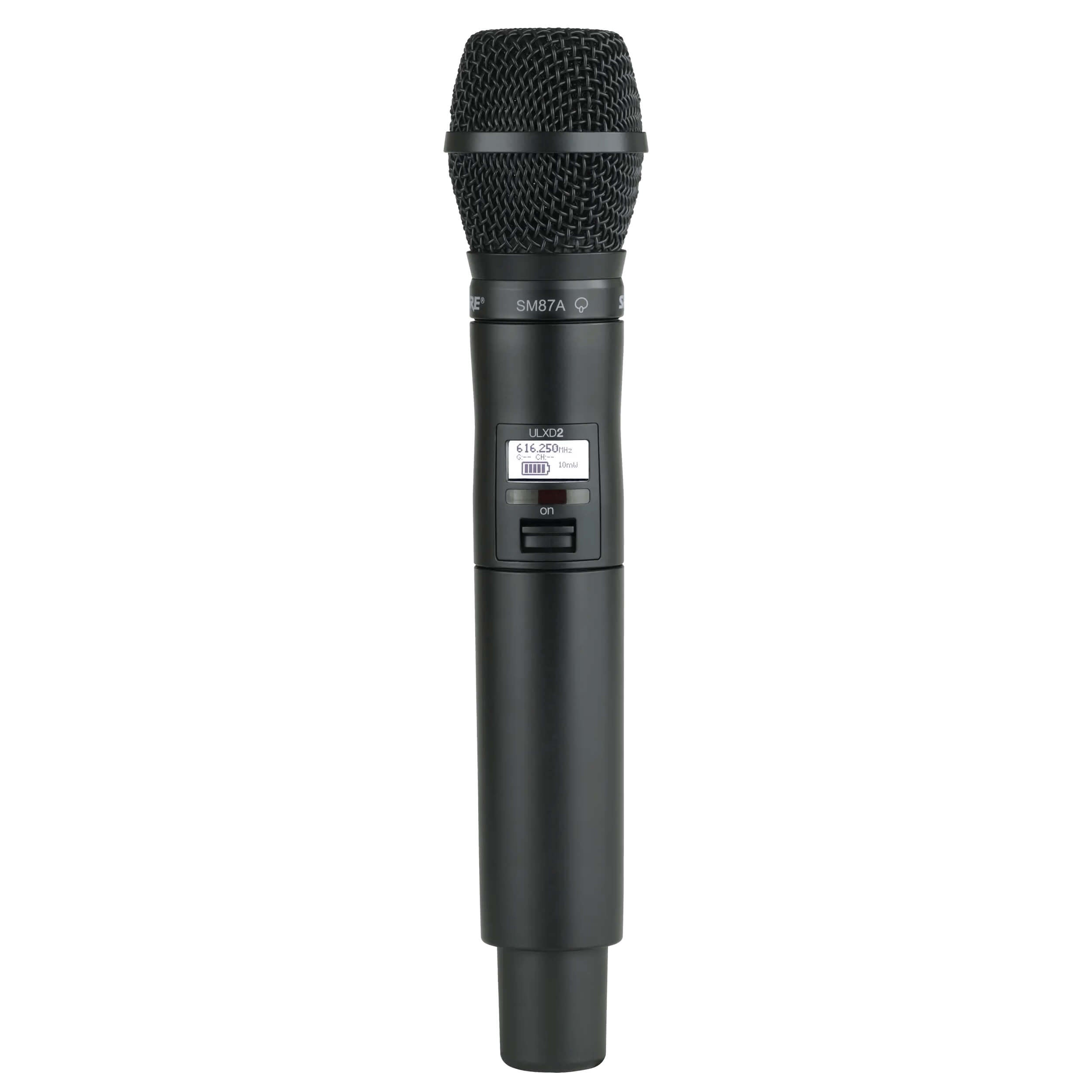 Shure ULXD2/SM87 - Digital Handheld Transmitter with SM87 Capsule, black