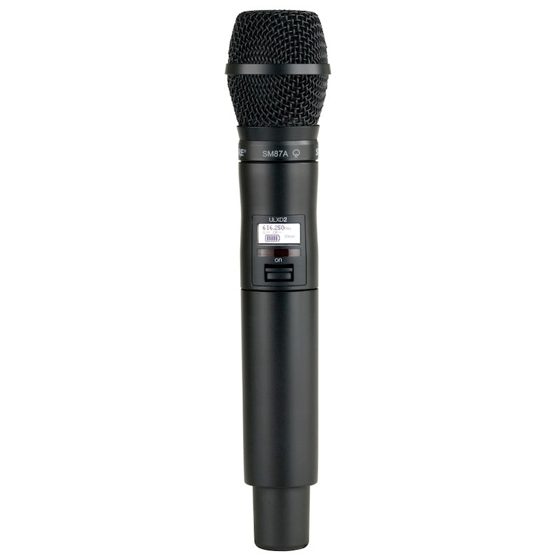 Shure ULXD2/SM87 - Digital Handheld Transmitter with SM87 Capsule, black