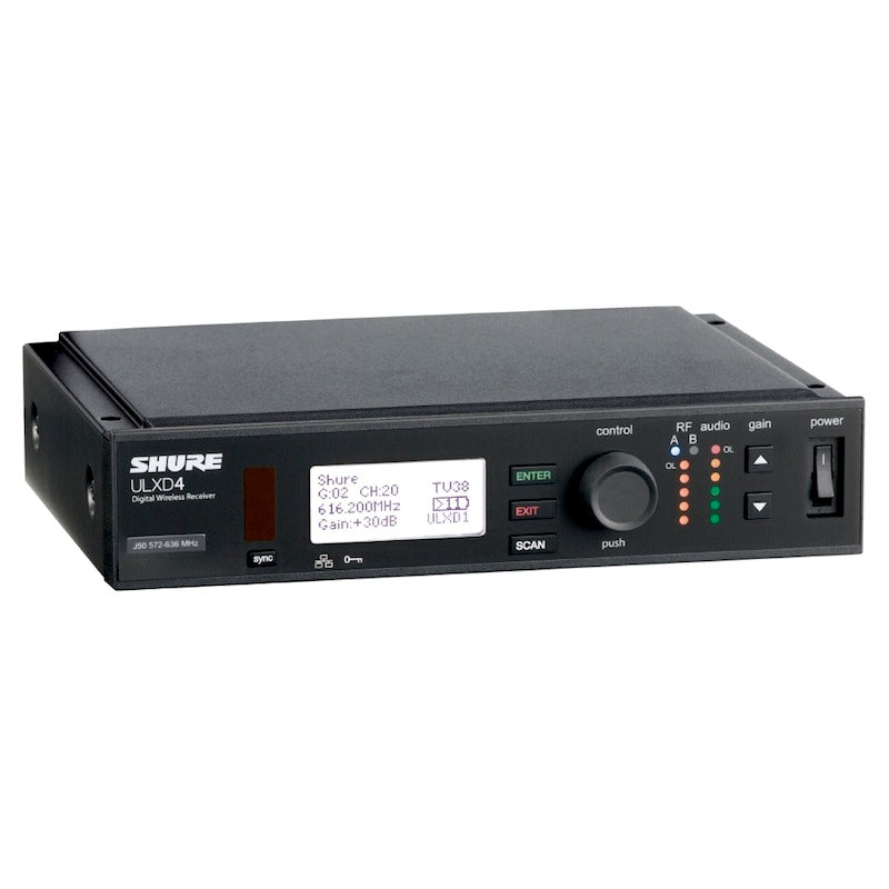 Shure ULXD4 - Digital Wireless Receiver for ULX-D Systems, front