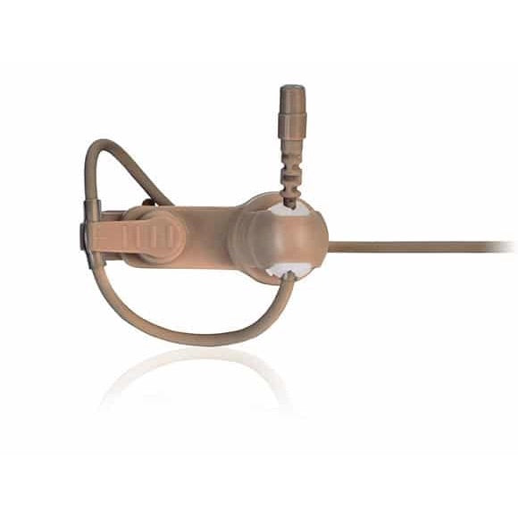 Countryman Single Isolation Clip for Countryman Lavalier Microphones, cocoa