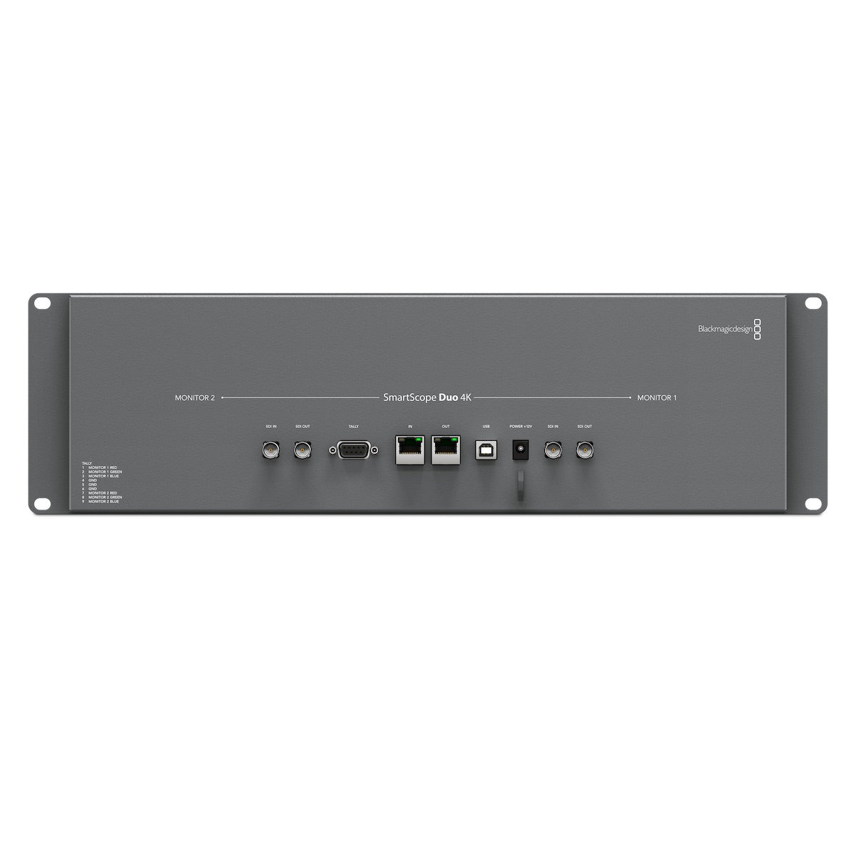 Blackmagic SmartScope Duo 4K - Intelligent Rack Monitoring, back