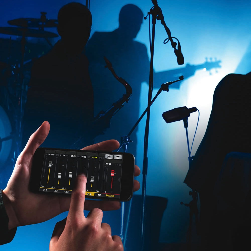 Soundcraft Ui-24R - 24-channel Digital Mixer with Wireless Control, iPhone mixing control at a concert