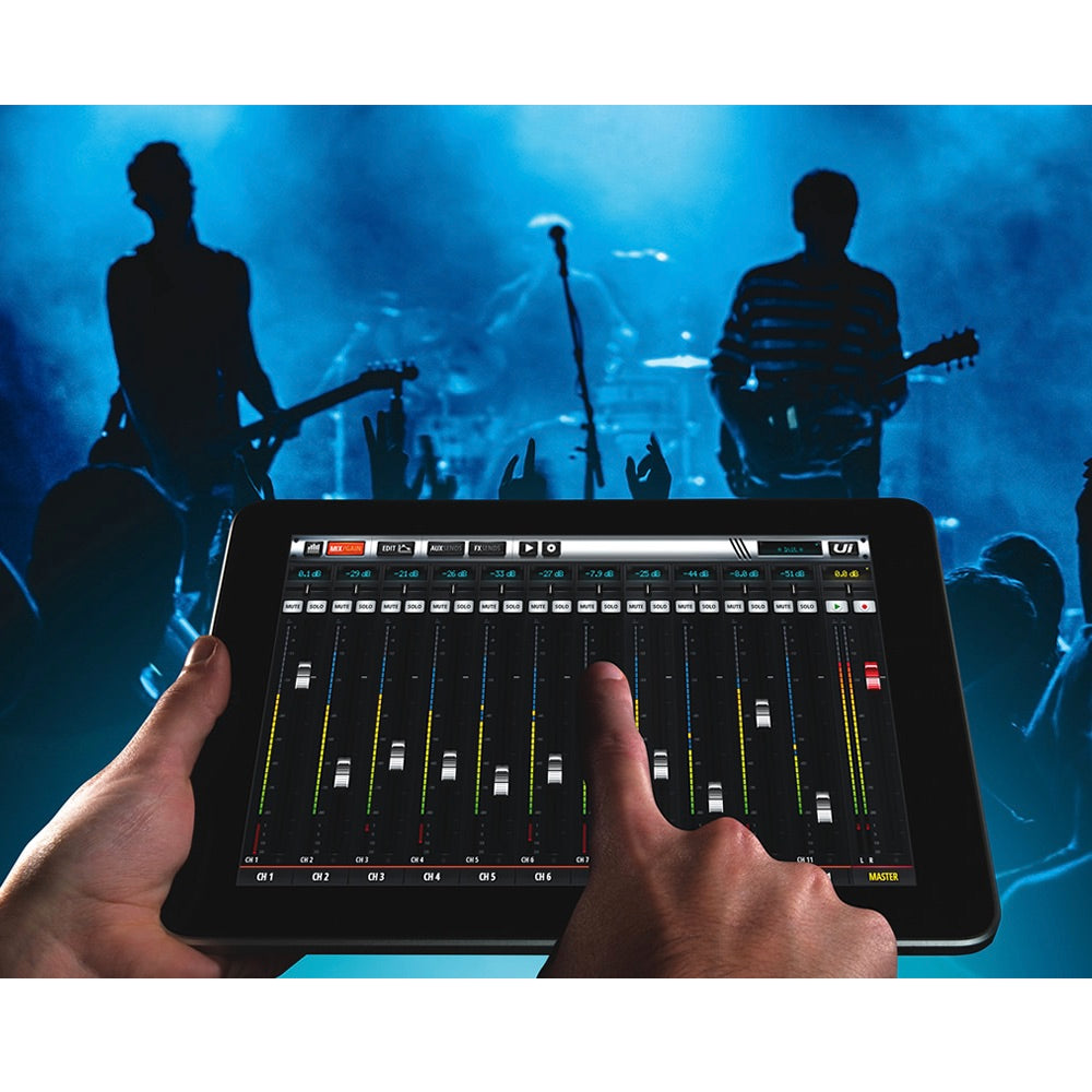 Soundcraft Ui-24R - 24-channel Digital Mixer with Wireless Control, iPad mixing control at a concert