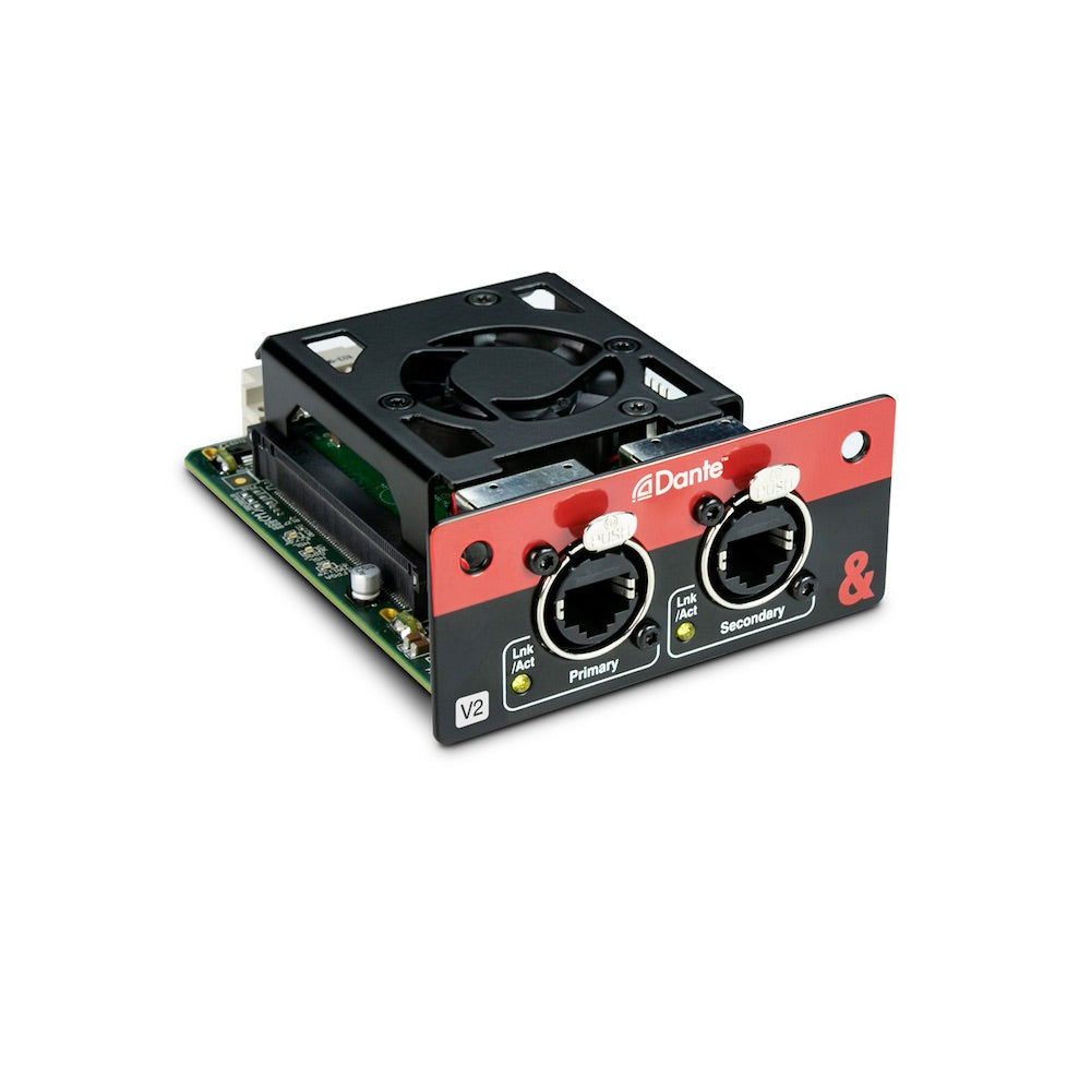 Allen & Heath SQ Dante module for SQ series mixers, left