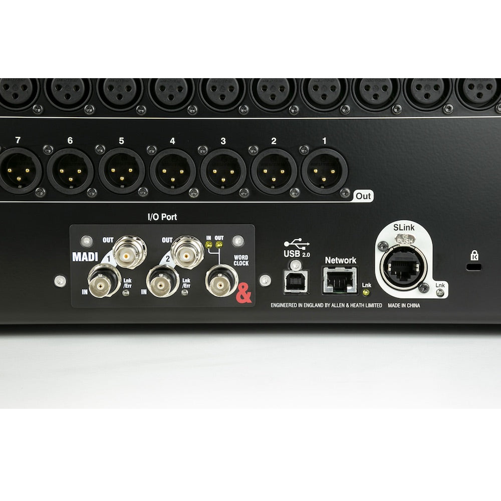 Allen & Heath SQ MADI module for SQ series mixers mounted in SQ6 rear I/O Port