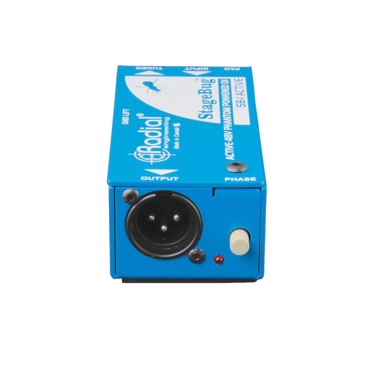 Radial StageBug SB-1 Active - Compact Direct Box for Acoustic Guitar & Bass, back