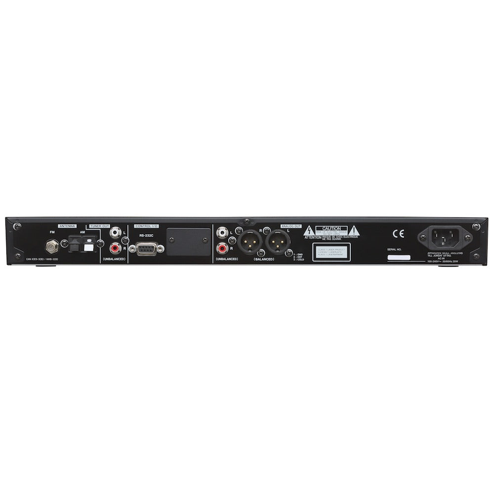 Tascam CD-400U - CD/Media Player with Integrated AM/FM Receiver, rear