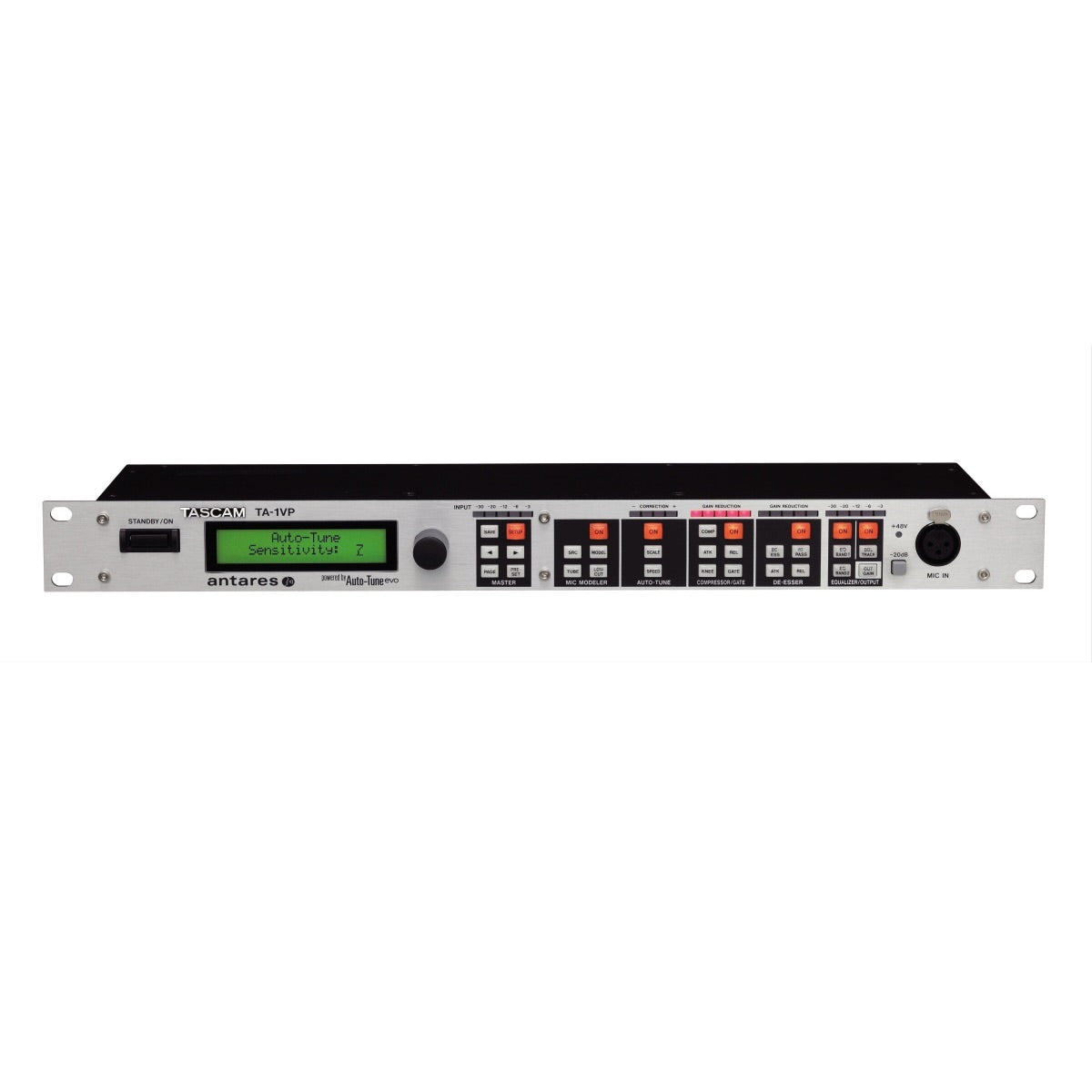 Tascam TA-1VP - Vocal Processor with Auto-Tune Pitch Correction, front