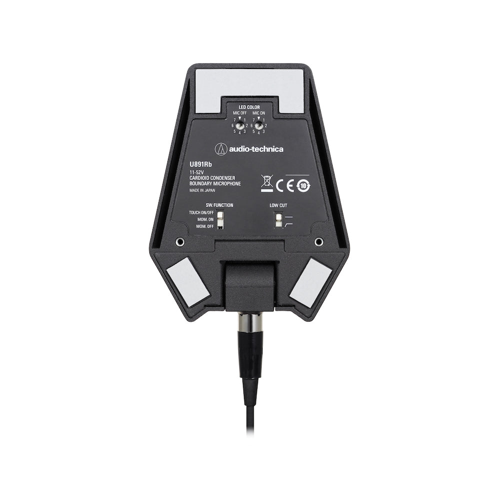 Audio-Technica U891Rb - Condenser Boundary Microphone with Switch, bottom view