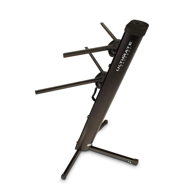 Ultimate Support APEX AX-48 Pro - 2-tier Portable Column Keyboard Stand, 3/4 view