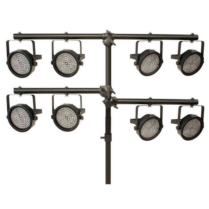 Ultimate Support LT-99BL - Lighting Tree closeup, shown with lights